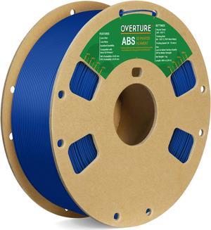 OVERTURE ABS Filament 1.75mm, ABS 1kg Spool (2.2lbs),3D Printer Filament,Dimensional Accuracy +/- 0.03 mm, Fit Most FDM Printer (Blue)