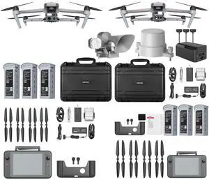 Autel Robotics EVO MAX 4T & 4N Drone Bundle with 6 Batteries, Multi-Charger, RTK Module, Spotlight, Speaker, and Complete Accessory Kit