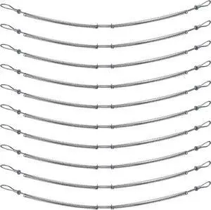 JAVIKA 200 PSI 1/8inch X 28inch Hose Safety Whip Check Cable, Safety Cable, for Hose to Hose Restraint, Hose Fitting Connection, Safety Check, Hydraulic, Pressure (10 Pack)