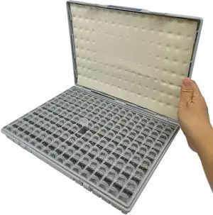 Profeesional SMD Resistor Kits 0805 Size 128 Values 200pcs/Value 1% Pre-Sorted and Stored in Special Enclosure for Technicians and Engineers R08E24-200