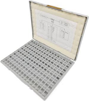 Profeesional SMT SMD Capacitor Kits 0805 Size 83 Values 500pcs/Value Pre-Sorted and Stored in Special Enclosure for Technicians and Engineers C08-500