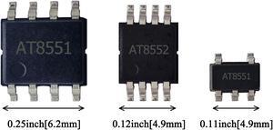 10 pcs Upgraded Drop-in Replacement for AD8551 Zero-Drift RRIO CMOS Operational Amplifier  SOT23-5 AT8551