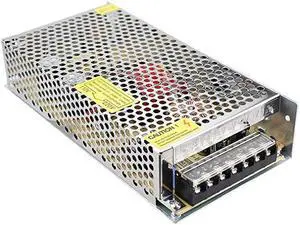 Versatile 150W Switching Power Supply Converts 110VAC/220VAC to 12VDC 12.5A for 3D Printers, Computers, and LED Lighting