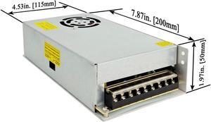 Versatile 300W Switching Power Supply Converts 110VAC/220VAC to 24VDC 12.5A for 3D Printers, Computers, and LED Lighting