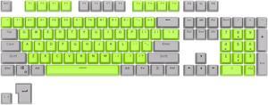 RK ROYAL KLUDGE 104 Keys PBT Keycaps Thick PBT Double Shot Gaming Keycaps for Mechanical Keyboards Keyboard Keys 104 87 61 (Color Random)