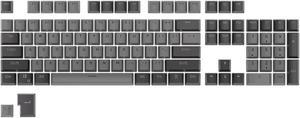 RK ROYAL KLUDGE 104 Keys PBT Keycaps Thick PBT Double Shot Gaming Keycaps for Mechanical Keyboards Keyboard Keys 104 87 61 (Color Random)