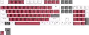 RK ROYAL KLUDGE 104 Keys PBT Keycaps Thick PBT Double Shot Gaming Keycaps for Mechanical Keyboards Keyboard Keys 104 87 61 (Color Random)