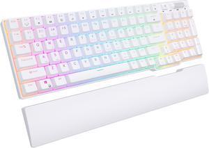RK ROYAL KLUDGE RK96 RGB Limited Ed 90% 96 Keys Wireless Triple Mode BT5.0/2.4G/USB-C Hot Swappable Mechanical Keyboard with Wrist Rest Software Support & Massive Battery