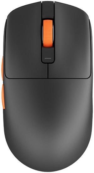 RK ROYAL KLUDGE M30 Wireless Mouse, 2.4 GHz USB Unifying Receiver, 12000 DPI, 2-Programmable Buttons, 3-Year Battery, Compatible with PC, Mac, Laptop, Chromebook - Black