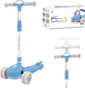 Fiat Youth Solid Kick Scooter Light Blue For Boys and Girls ages 3 and up!