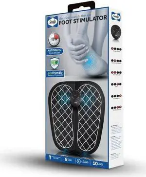 Sealy Portable Electric Muscle Stimulator & Foot Massage Pad