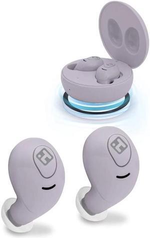XT-59 Water-Resistant Wireless Bluetooth Earbuds with Round Charging Case (BE-200)