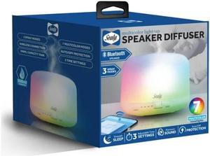 Sealy Multi-Color Light-Up Diffuser with Bluetooth Speaker