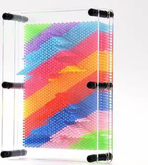 3D Pin Art Impression Board (Rainbow)