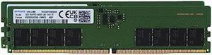 Samsung 32GB (2x16GB) DDR5 5600MHz High-Performance Gaming RAM PC5-44800 UDIMM Unbuffered Non-ECC 1Rx8 CL46 1.1v For Gamers and Power Users Desktop PC Computer Memory Upgrade M323R2GA3DB0-CWM Adamanta
