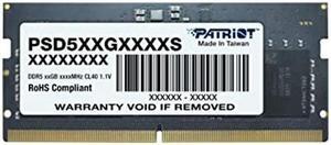 Patriot Signature Line Series DDR5 32GB (1 x 32GB) 4800MHz SODIMM Single - PSD532G48002S