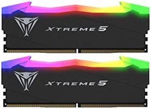Patriot Viper Xtreme 5 RGB DDR5 32GB (2X16GB) 8000MHz UDIMM KIT - PVXR532G80C38K