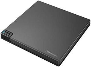 PIONEER Electronics BDR-XD08 USB 3.2 Gen1 Slim Portable Blu-Ray BD/DVD/CD Writer, Misty Black
