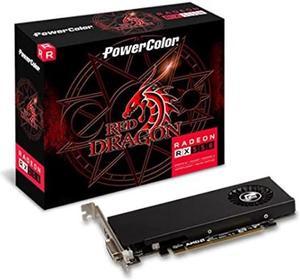 PowerColor Red Dragon AMD Radeon RX 550 4GB GDDR5 Low Profile Graphics Card