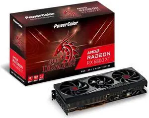 PowerColor Red Dragon AMD Radeon(tm) RX 6800 XT Gaming Graphics Card with 16GB GDDR6 Memory, Powered by AMD RDNA(tm) 2, Raytracing, PCI Express 4.0, HDMI 2.1, AMD Infinity Cache