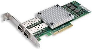 10G Ethernet Network Card, 2*SFP Port Network Card with Broadcom BCM57810S Chipset Ethernet 10Gbps Adapter, 10Gigabit LAN NIC Card PCI-E Support Windows Server/Linux/Vmware,Tall&Short Bracket