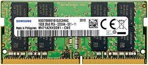 Samsung 16GB DDR4 3200MHz SODIMM PC4-25600 CL22 2Rx8 1.2V 260-Pin SO-DIMM Laptop Notebook RAM Memory Module M471A2K43DB1-CWE