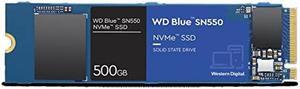 WD Blue SN550 NVMe SSD WDBA3V5000ANC - Disque SSD - 500 Go - interne - M.2 2280 - PCI Express 3.0 x4 (NVMe)