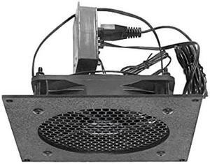 Coolerguys Pre-Set Thermal Controlled Cooling Kits for Cabinets, AV, and Components (Single 120mm, Thermal Plastic)