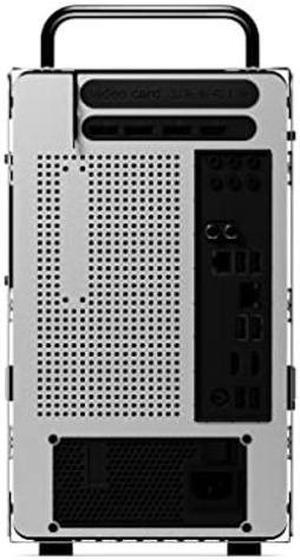 teenage engineering Computer-1 Mini-ITX PC Computer case Chassis with Powder Coated Aluminum, Chrome Metal Handles, and Dual-Slot GPU, Small Form Factor, Compatible with SFX Power Supply (Aluminum)