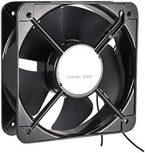 uxcell Cooling Fan 200mm x 200mm x 60mm FP-20060EX-S1-B AC 220V/240V 0.45A Dual Ball Bearings
