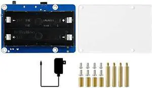 Waveshare UPS HAT (B) for Raspberry Pi 5V Uninterruptible Power Supply 5A High Current with Pogo Pins Connector