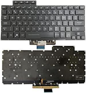 GinTai Laptops Keyboard Backlit US Replacement for ASUS ROG G14 Zephyrus GA401 GA401I GA401IU GA401IV GA401M US 6037B0207101 0KNR0-2618US00