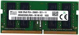 SK HYNIX 16GB 2RX8 DDR4 SO-DIMM PC4-21300 2666MHZ Memory Module HMA82GS6CJR8N-VK