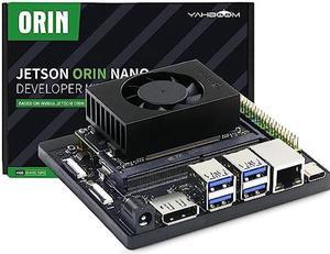 Yahboom Jetson Orin Nano 4GB Artificial Intelligence Computer Field Starter Development Kit with Acrylic Case (Orin Nano 4GB SUB Basis Kit)