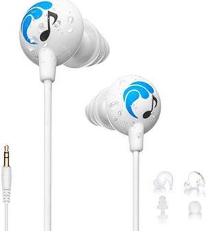 Swimbuds Sport Premium Waterproof Headphones & 11 eartips in 4 Styles (Upgraded Cord)