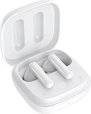 QCY T13 ANC Active Noise Cancelling Wireless Earbuds, Bluetooth 5.3 Headphones with 30H Playtime Charging Case, IPX5 Waterproof Ear Buds for iPhone and Android, White