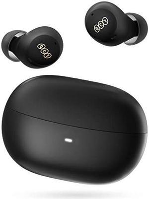 QCY HT07 Multi-Mode Active Noise Cancelling Wireless Earbuds, AI-Enhanced Calls Bluetooth Headphones with 6 Mics, Anti-Wind Noise, Transparency, App for Custom EQ, 32H Playtime, Bluetooth 5.2