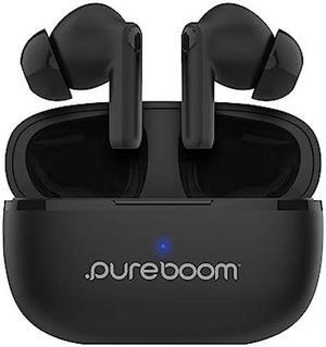 PureGear PureBoom Wireless Earbuds for Enhanced Sound, Touch Control Stereo Headphones in Ear Built-in Mic for iPhone/Android Phones/TV/Laptops, More Devices