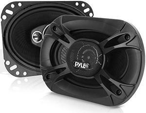 Pyle 3-Way Universal Car Stereo Speakers - 300W 5"x7" Triaxial Loud Pro Audio Car Speaker Universal Quick Replacement Component Speaker Vehicle Door/Side Panel Mount Compatible PL5173BK (Pair),black