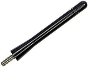 AntennaMastsRus - Made in USA - 4 Inch Black Aluminum Antenna is Compatible with Kawasaki Vulcan Vaquero | Voyager (2009-2023) (All Models)