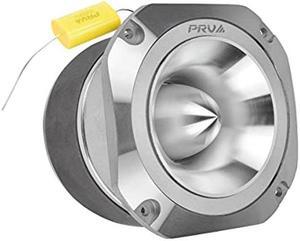 PRV AUDIO TW700Ti-CR Super Tweeter, 4" Titanium Bullet Super Tweeter 8 Ohm Chrome, 1.5" VC Pro Audio High Frequency Driver, 107dB 120 Watts RMS, Built-in Polyester Capacitor (Single)