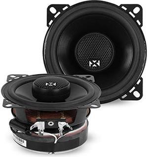 NVX VSP4 450W Peak (150W RMS) 4" V-Series 2-Way Coaxial Car Speakers with Silk Dome Tweeters