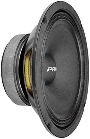 PRV AUDIO 8MR450A 8 Inch Midrange Speaker, 8 Ohms, 450 Watts Continuous Program Power, 225 Watts RMS Power, 96 dB, Mid Range Loudspeaker for High Output Pro Sound System (Single)