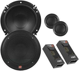 CERWIN Vega XED650C 6.5-Inch 300 Watts Max 2-Way Component Speaker Set, Black ...
