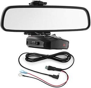 Radar Mount Mirror Mount Bracket + Direct Wire Power Cord for Cobra Radar Detectors (3001203)