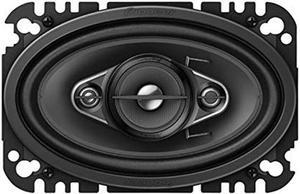 PIONEER TS-A4670F 4"" x6 4-Way Coaxial Speaker, Black