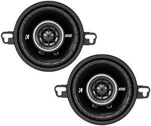 KICKER Pair 43DSC3504 DSC350 80 Watt 3.5" 3 1/2" 2-Way Car Stereo Speakers DS350