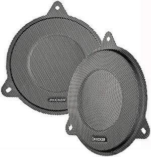 Kicker 45HDSG "Bat-Wing" Speaker Grilles compatible with Harley Davidson Motorcycles