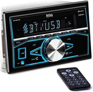 BOSS Audio Systems 820BRGB Multimedia Car Stereo - Double Din, Bluetooth Audio and Hands-Free Calling, MP3 Player, USB Port, AUX Input, AM/FM Radio Receiver, No CD/DVD, Multi Color Illumination