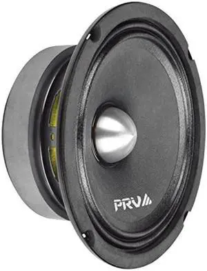 PRV AUDIO 6.5 Inch Midrange Bullet Speaker 6MR400-4 Bullet, 4 Ohm High Performance Car Audio Loudspeaker, 400 Watts Program Power, 1.5 in Voice Coil 200 Watts RMS, High Output Sound (Single)